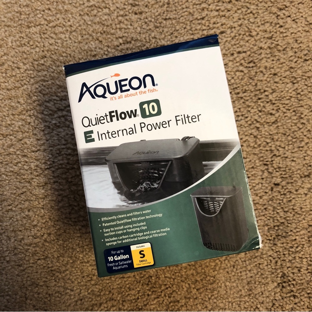 Aqueon QuietFlow 10 gal filter